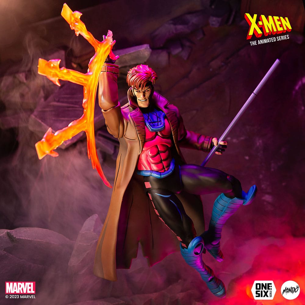 X-Men: The Animated Series Actionfigur 1/6 Gambit 30 cm Image 5