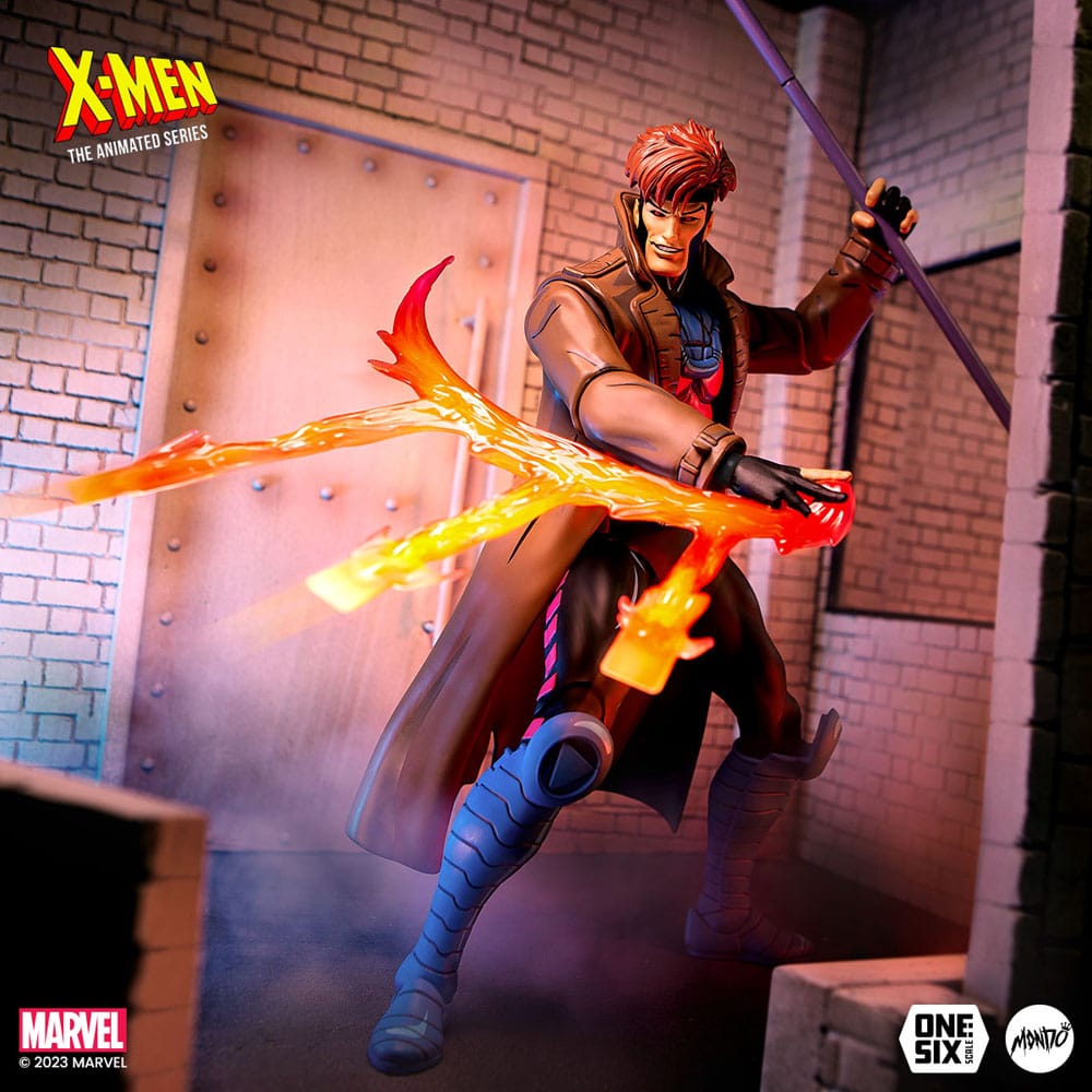 X-Men: The Animated Series Actionfigur 1/6 Gambit 30 cm Image 6