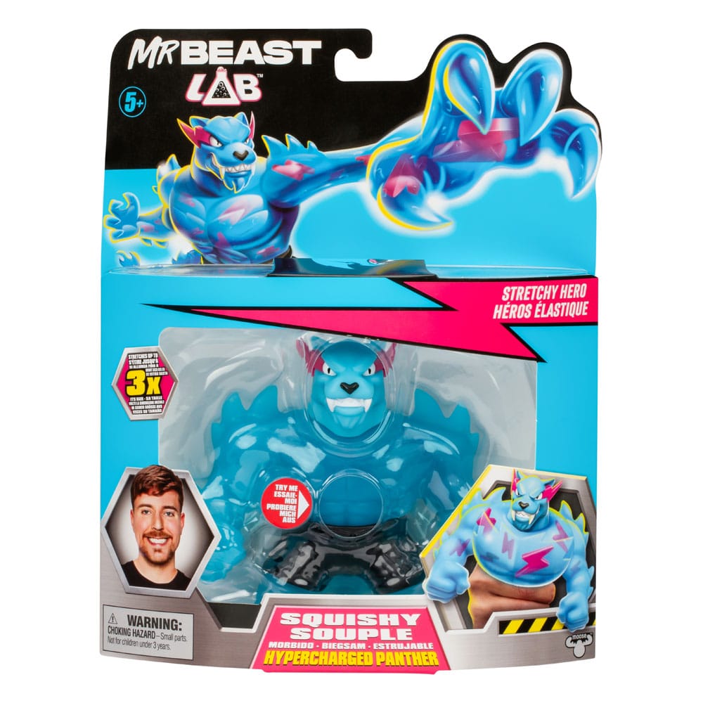 Mr. Beast Lab Goo Jit Zu Dehnbare Figur Hypercharged Panther 11 cm Image 5