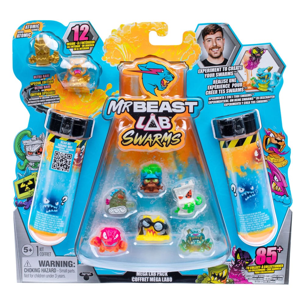 Mr. Beast Lab Swarms Minifiguren 12er-Pack Mega Lab 2 3 cm Sortiment (4) Image 1