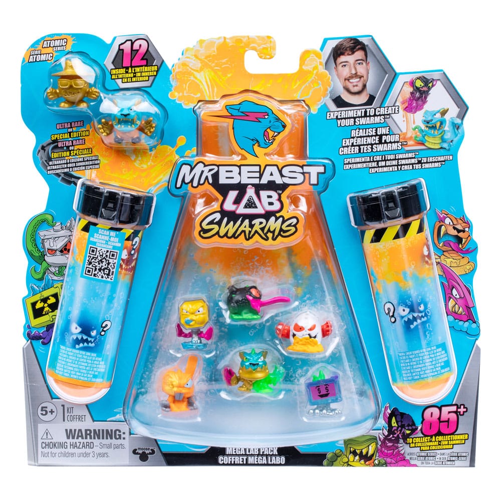 Mr. Beast Lab Swarms Minifiguren 12er-Pack Mega Lab 3 3 cm Sortiment (4) Image 1