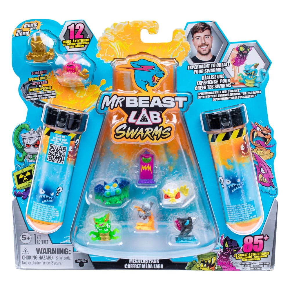 Mr. Beast Lab Swarms Minifiguren 12er-Pack Mega Lab 4 3 cm Sortiment (4) Image 1