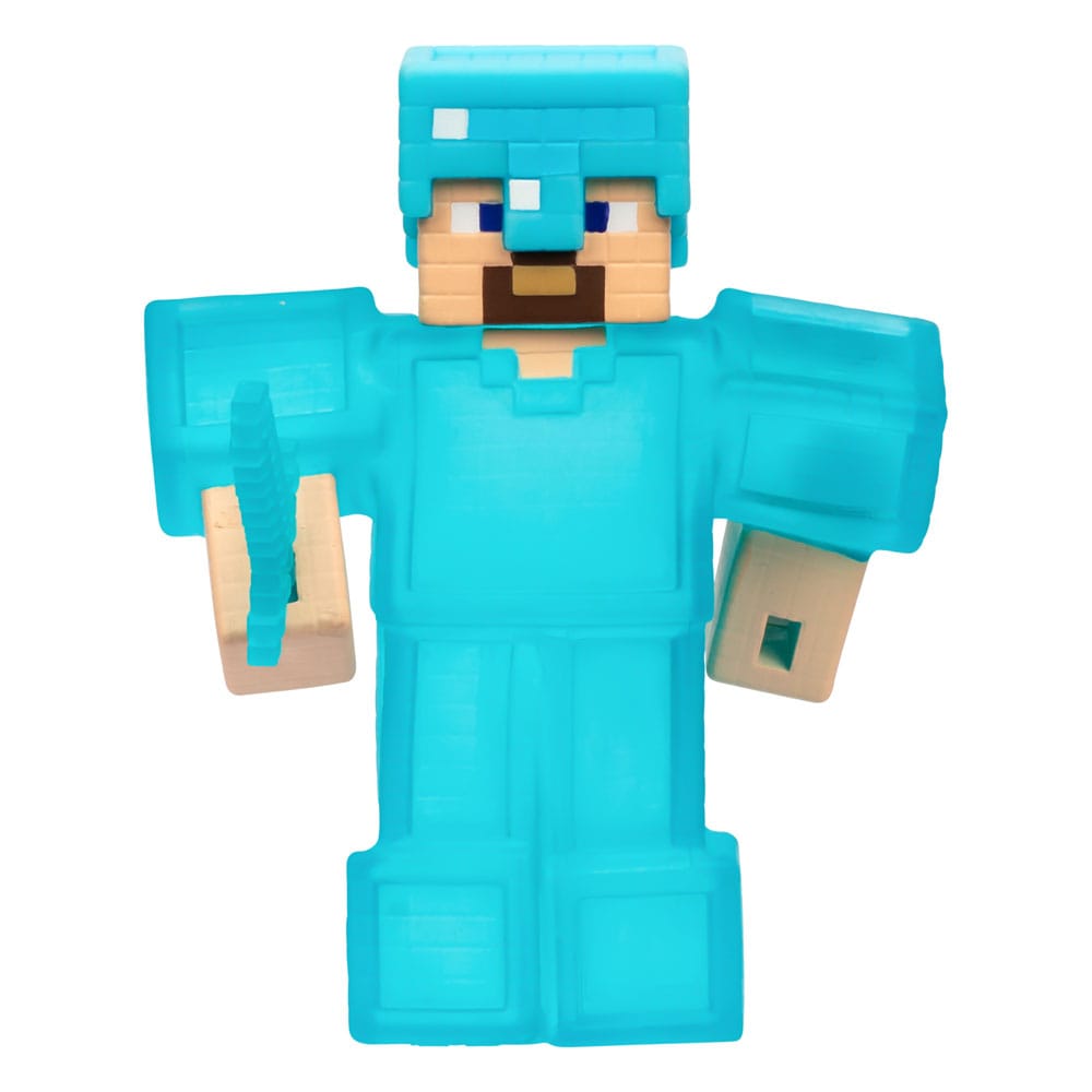 Minecraft Heroes of Goo Jit Zu Meteor Madness Dehnbare Figur Steve 12 cm Image 1