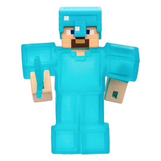 Minecraft Heroes of Goo Jit Zu Meteor Madness Dehnbare Figur Steve 12 cm Image 1
