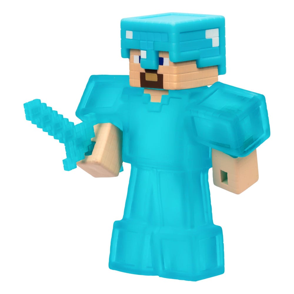 Minecraft Heroes of Goo Jit Zu Meteor Madness Dehnbare Figur Steve 12 cm Image 4