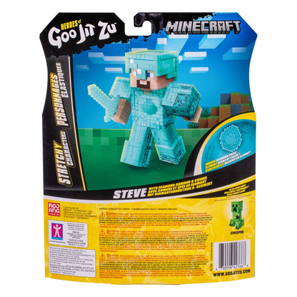 Minecraft Heroes of Goo Jit Zu Meteor Madness Dehnbare Figur Steve 12 cm Image 5