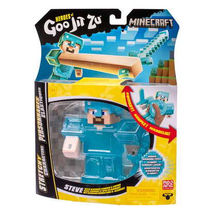 Minecraft Heroes of Goo Jit Zu Meteor Madness Dehnbare Figur Steve 12 cm Image 7