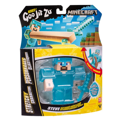 Minecraft Heroes of Goo Jit Zu Meteor Madness Dehnbare Figur Steve 12 cm Image 8