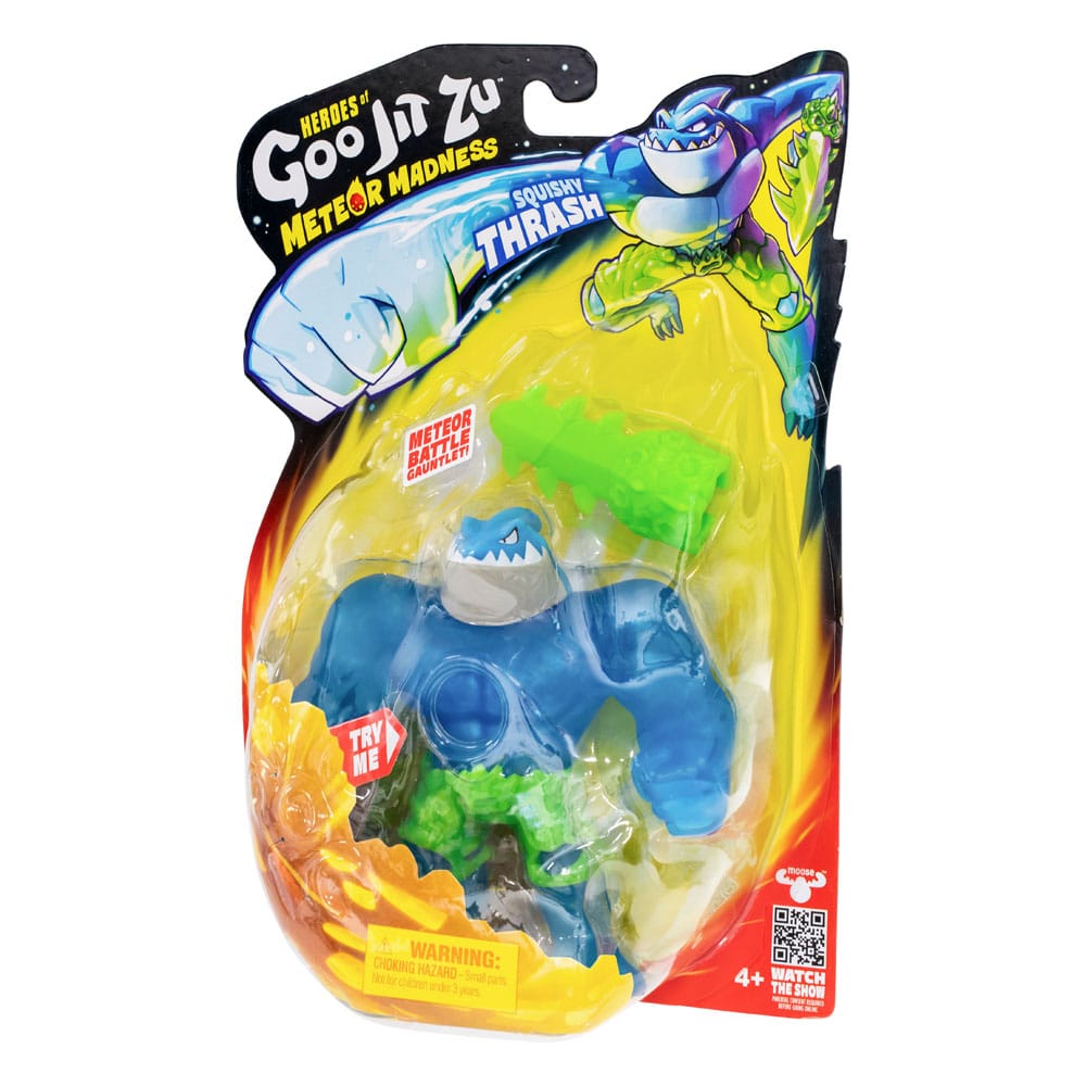 Heroes of Goo Jit Zu Meteor Madness Dehnbare Figur Thrash 12 cm Image 4