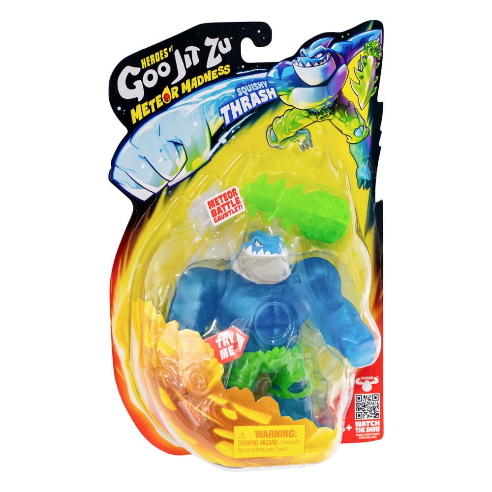 Heroes of Goo Jit Zu Meteor Madness Dehnbare Figur Thrash 12 cm Image 7