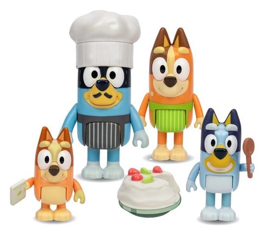 Bluey Lets Play Figuren 4er-Pack Chef Pavlova Image 1
