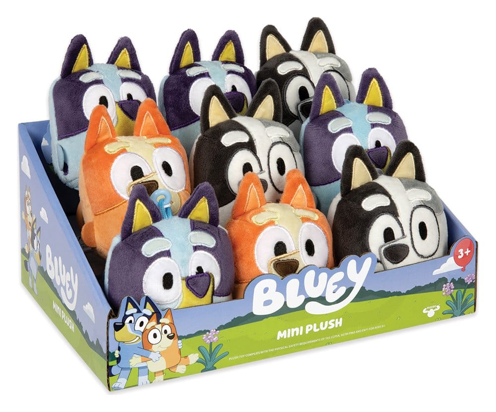 Bluey Mini-Plüschfiguren Display (9) Image