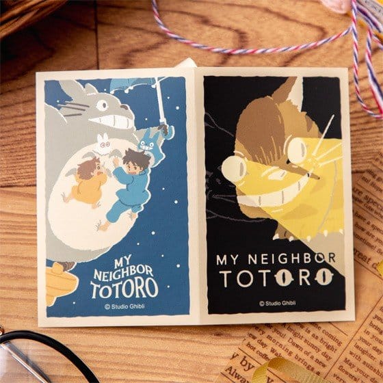 Mein Nachbar Totoro Sticker Catbus & Flying Totoro Retro Image