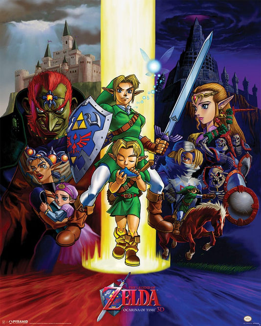 The Legend of Zelda Poster Set Ocarina of Time 40 x 50 cm (4) Image
