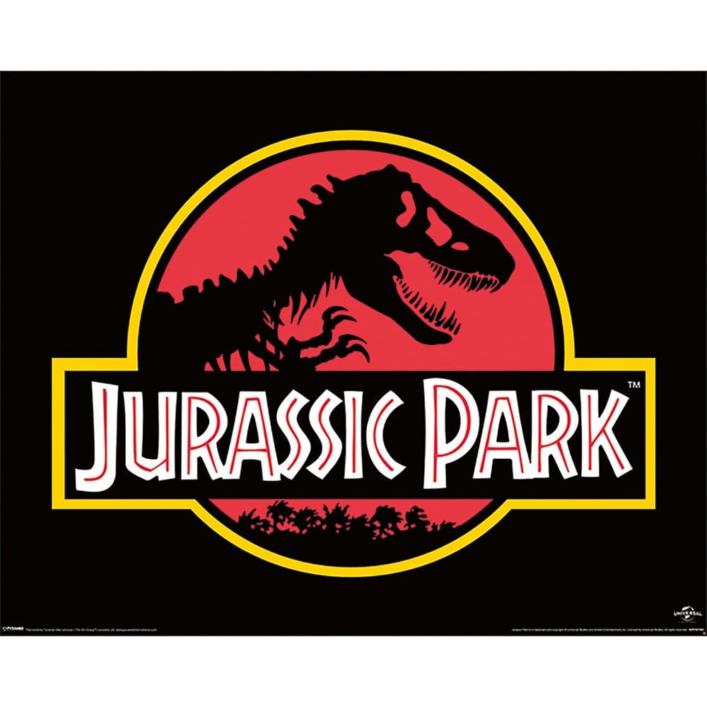 Jurassic Park Mini-Poster (Klassisches Logo) 40 x 50cm Image