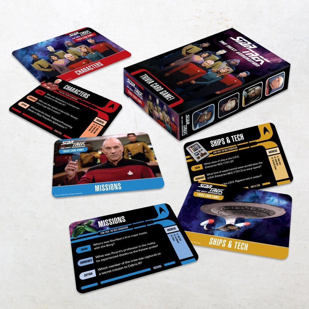 Star Trek: The Next Generation Trivia-Kartenspiel Image 3