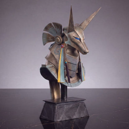 Stargate Desktop Replica Helm-Replik Jackal Guard Helmet Anubis 15 cm Image 3