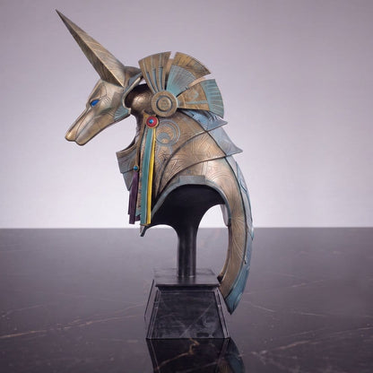 Stargate Desktop Replica Helm-Replik Jackal Guard Helmet Anubis 15 cm Image 6