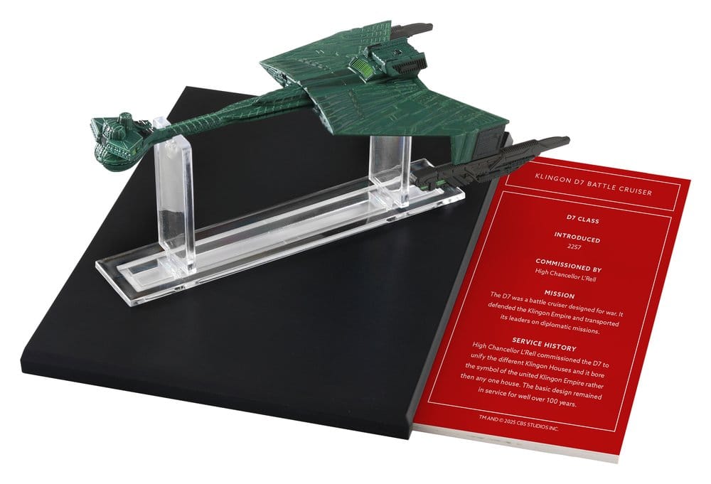 Star Trek Library Die-Cast Klingon D7 Battle Cruiser 10 cm Image 3