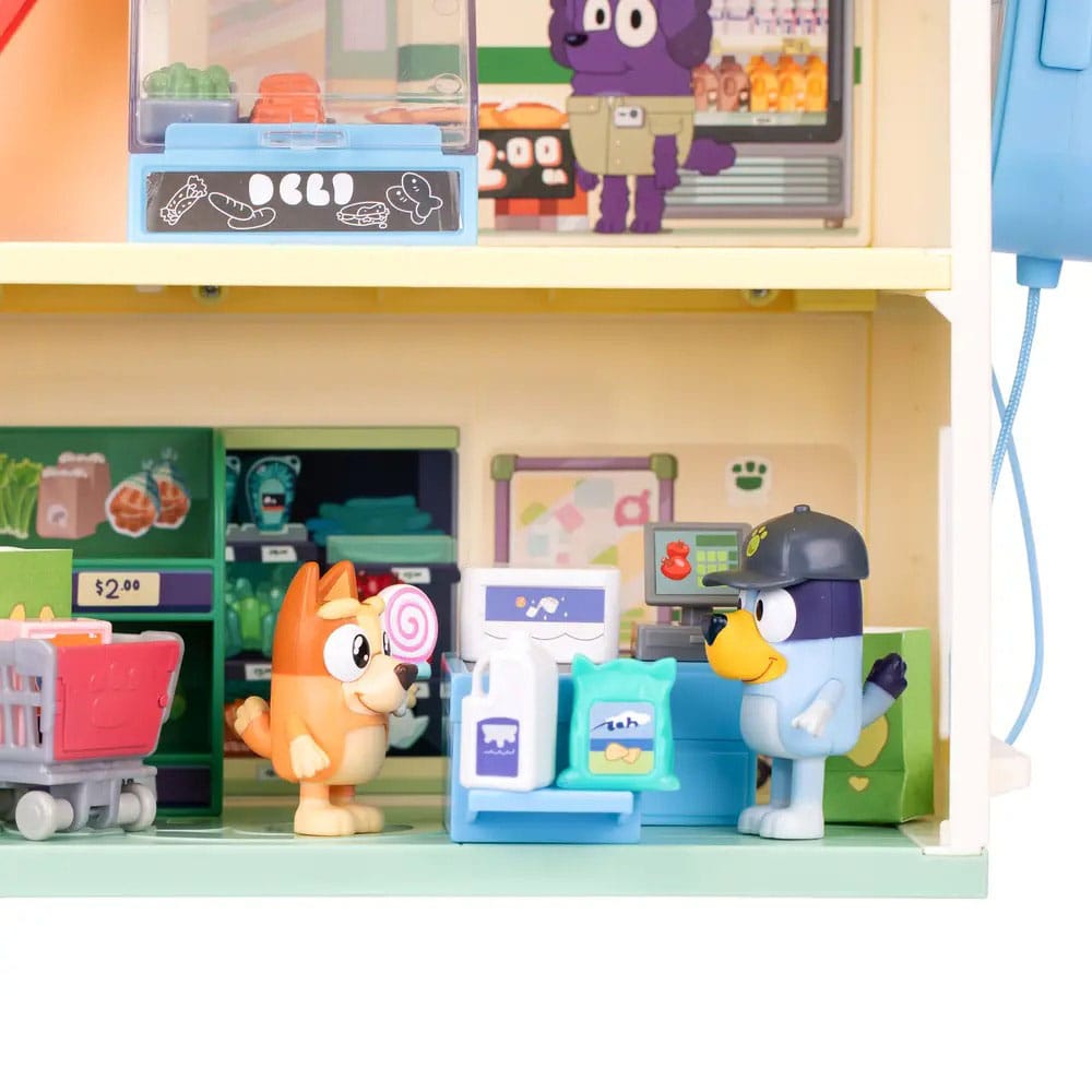 Bluey Minifiguren Spielset Bluey Let's Play Chef Supermarkt Image 4