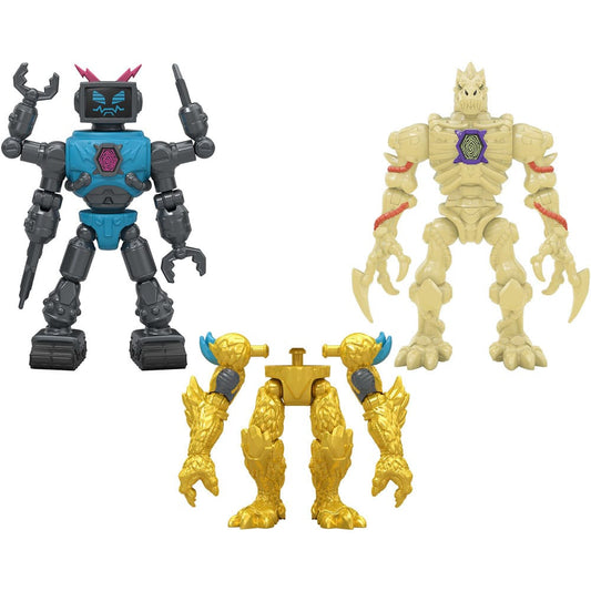 Mr. Beast Lab Hybrids Series 2 Minifiguren 2er-Pack Lab-Bot vs Gid Skeleton 11 cm Image 2