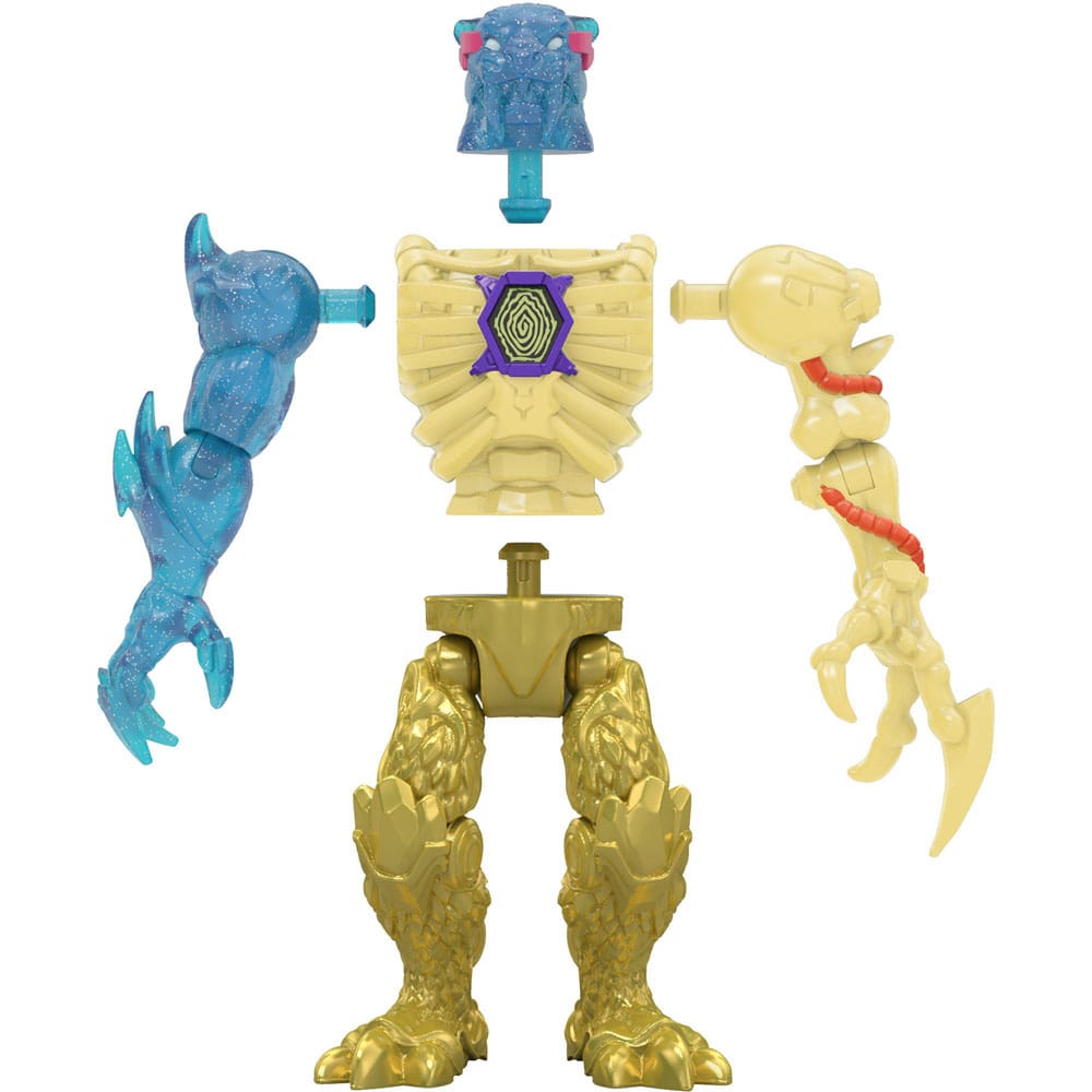 Mr. Beast Lab Hybrids Series 2 Minifiguren 2er-Pack Lab-Bot vs Gid Skeleton 11 cm Image 3