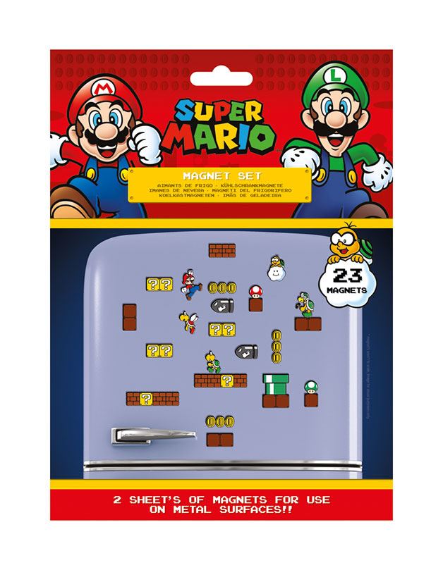 Super Mario Magnete Set Mushroom Kingdom Image