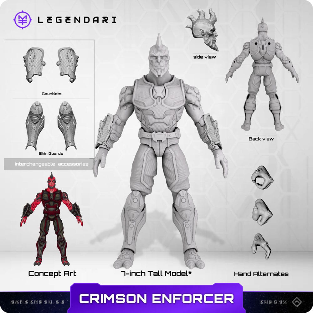 Legendari Actionfigur 1/10 Crimson Enforcer 18 cm Image 4