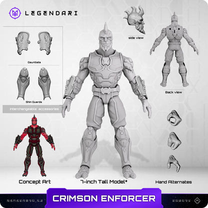 Legendari Actionfigur 1/10 Crimson Enforcer 18 cm Image 4
