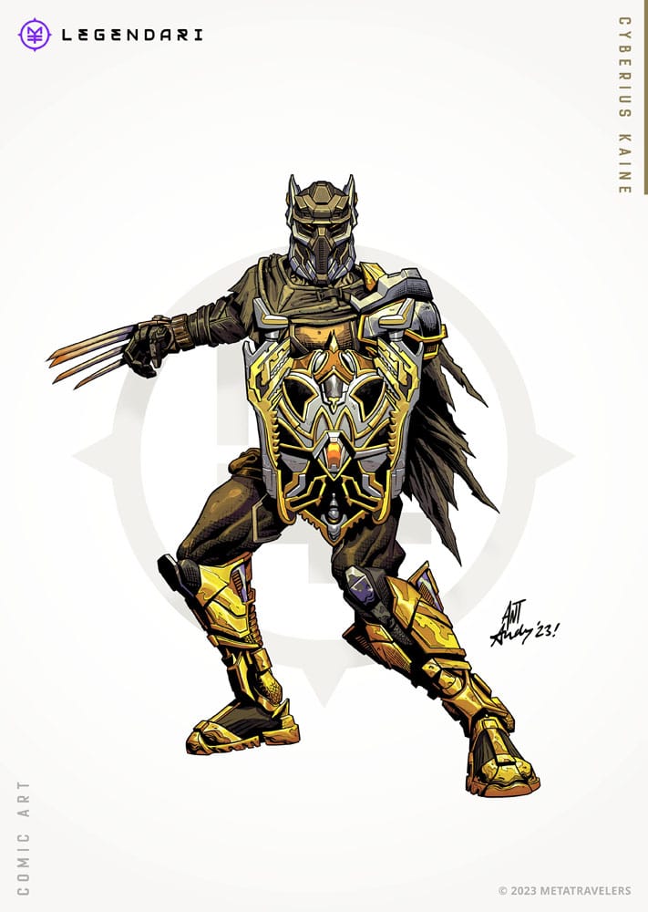 Legendari Actionfigur 1/10 Cyberius Kaine 18 cm Image 5