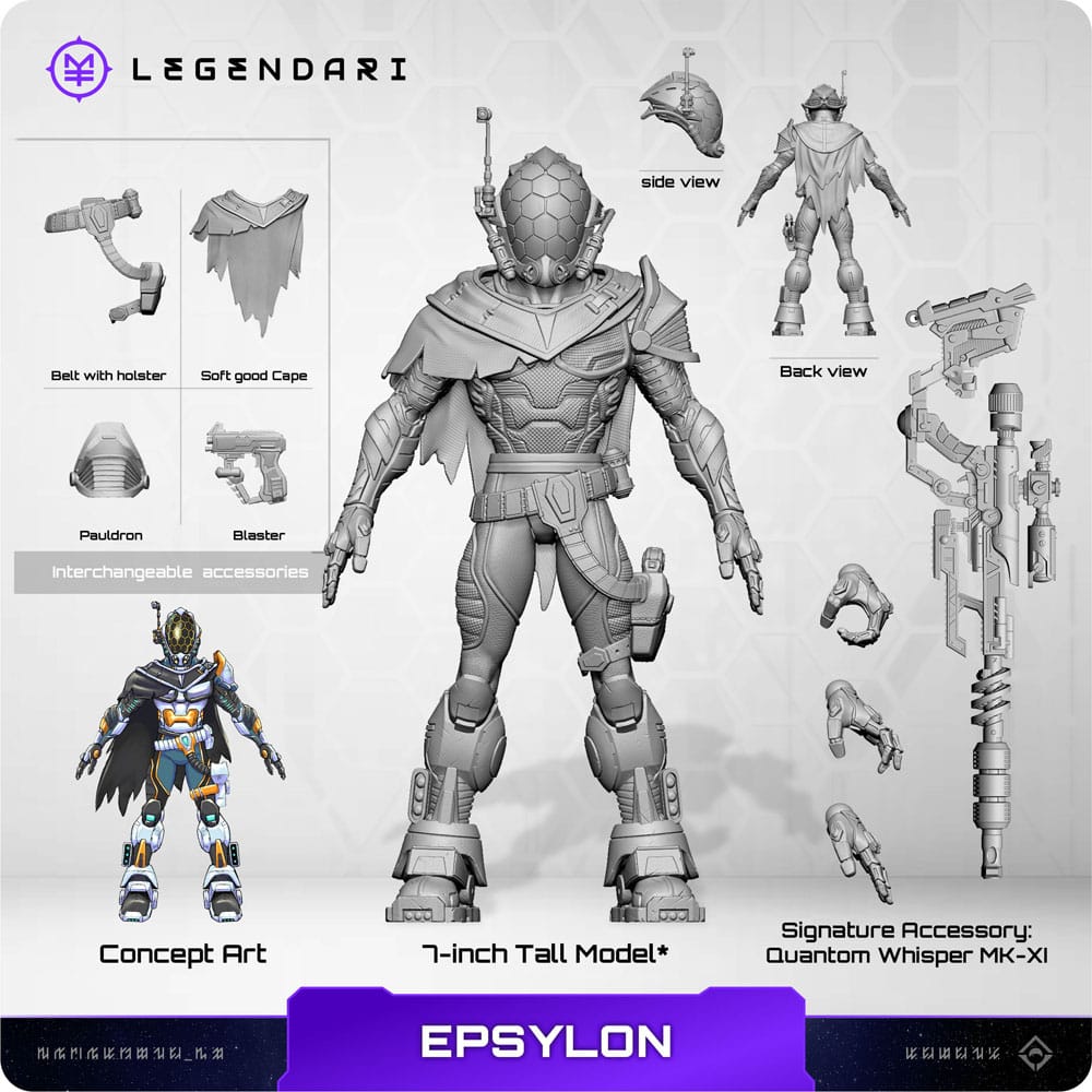 Legendari Actionfigur 1/10 Epsylon 18 cm Image 4