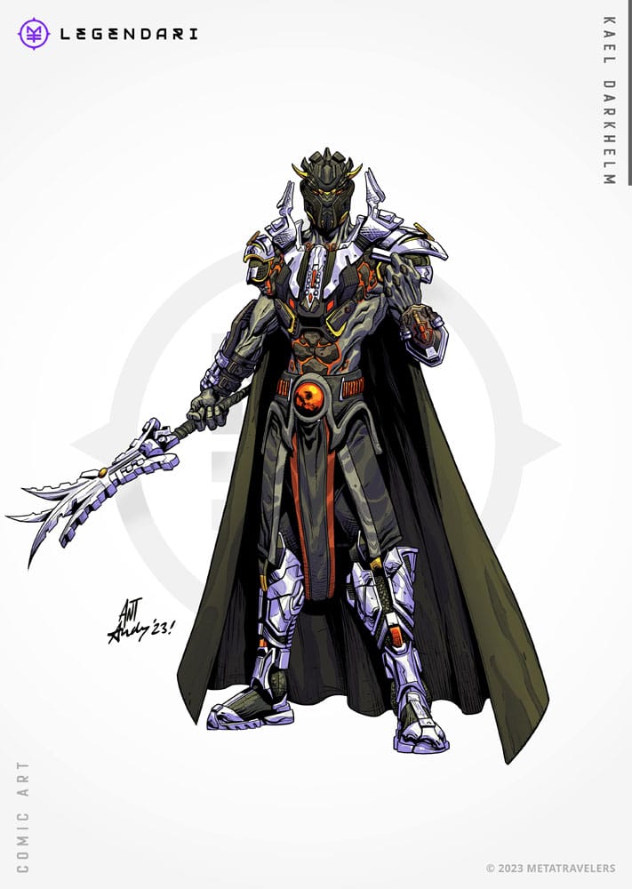 Legendari Actionfigur 1/10 Kael Darkhelm 18 cm Image 5