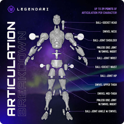 Legendari Actionfigur 1/10 Kael Darkhelm 18 cm Image 6