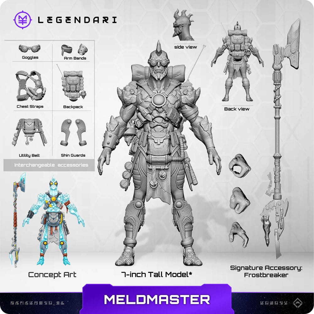 Legendari Actionfigur 1/10 Meld Master 18 cm Image 4