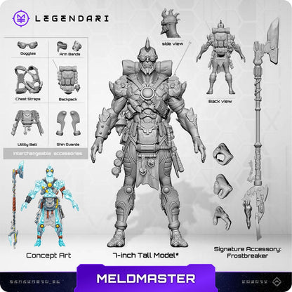 Legendari Actionfigur 1/10 Meld Master 18 cm Image 4