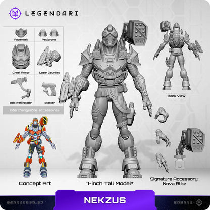 Legendari Actionfigur 1/10 Nekzus 18 cm Image 4