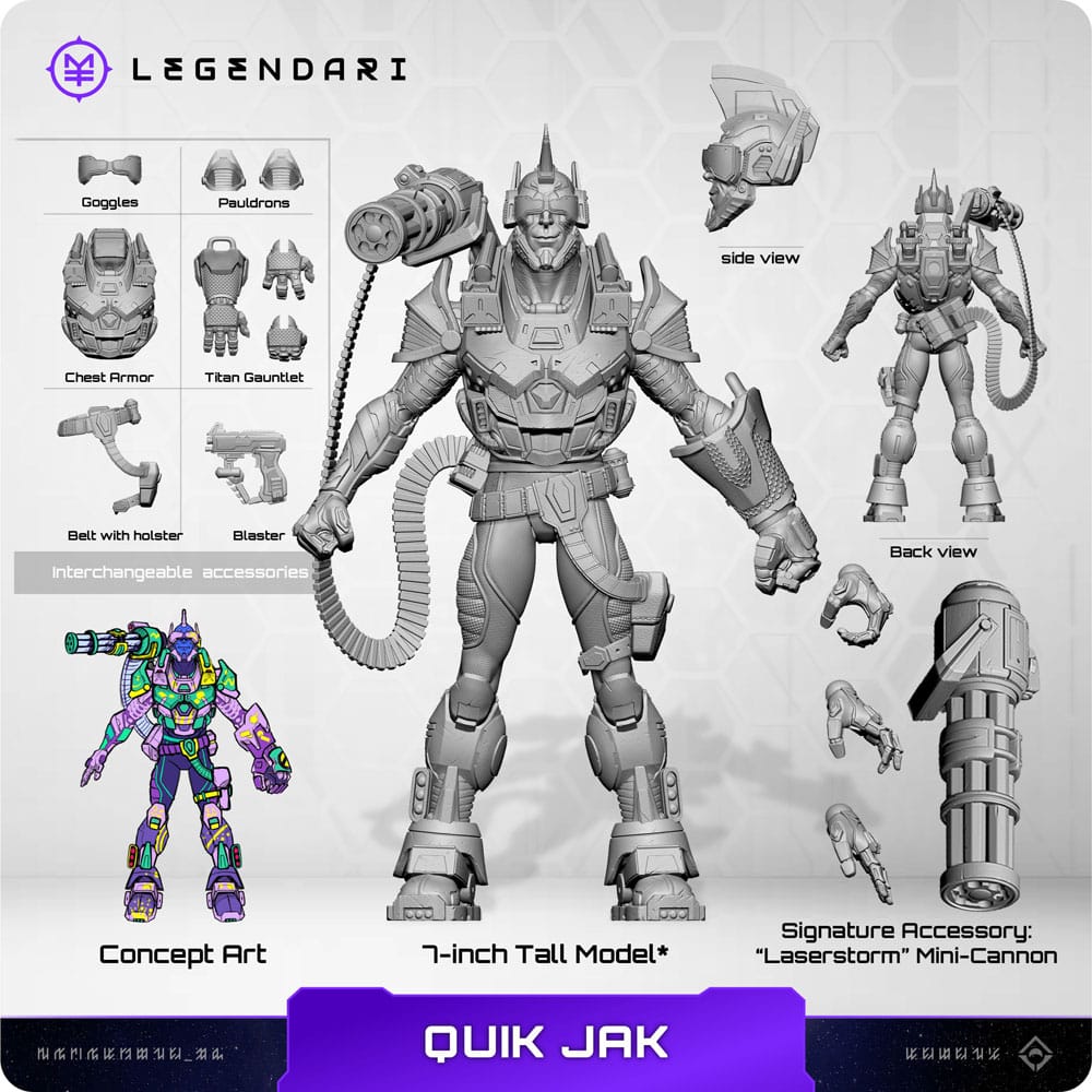 Legendari Actionfigur 1/10 Quik Jak 18 cm Image 4