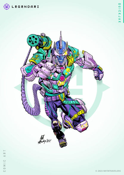 Legendari Actionfigur 1/10 Quik Jak 18 cm Image 5