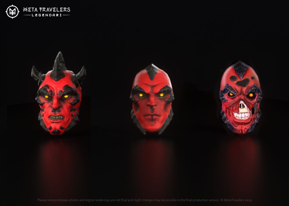 Legendari Zubehör-Set Nibiru Villains Head Pack Image