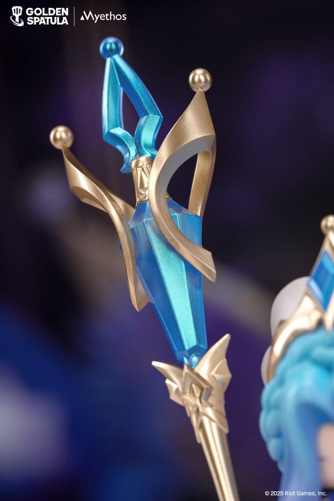 Golden Spatula PVC Statue Prestige Perfume Gem Chibi Janna Figure 17 cm Image 7