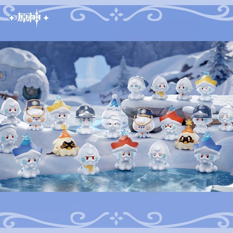 Genshin Impact PVC Minifiguren "Jack Frosts of Snezhnaya" Serie 4-6 cm Blind Box Display (20) Image