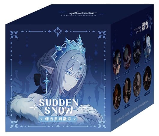 Genshin Impact Sudden Snow Series Ansteck-Pins 6 cm Blind Box Display (6) Image