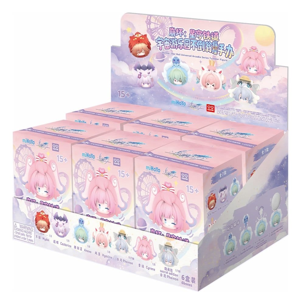 Honkai: Star Rail PVC Minifiguren Cosmic Amusement Park Wobble Doll Blind Box Display (6) Image 1