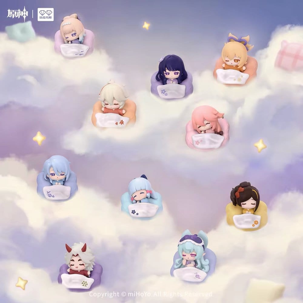 Genshin Impact 3D Magnet Cloud Pillow Dreamland Series 5 cm Blind Box Display (9) Image 4