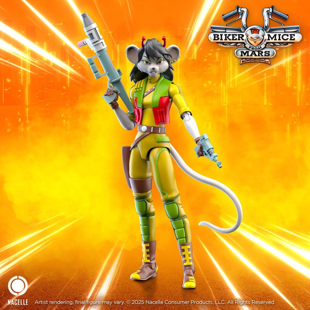 Biker Mice From Mars Actionfigur Carbine 23 cm Image 1