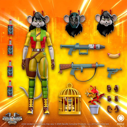Biker Mice From Mars Actionfigur Carbine 23 cm Image 2