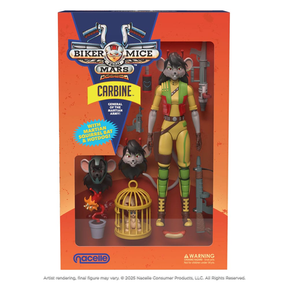 Biker Mice From Mars Actionfigur Carbine 23 cm Image 3