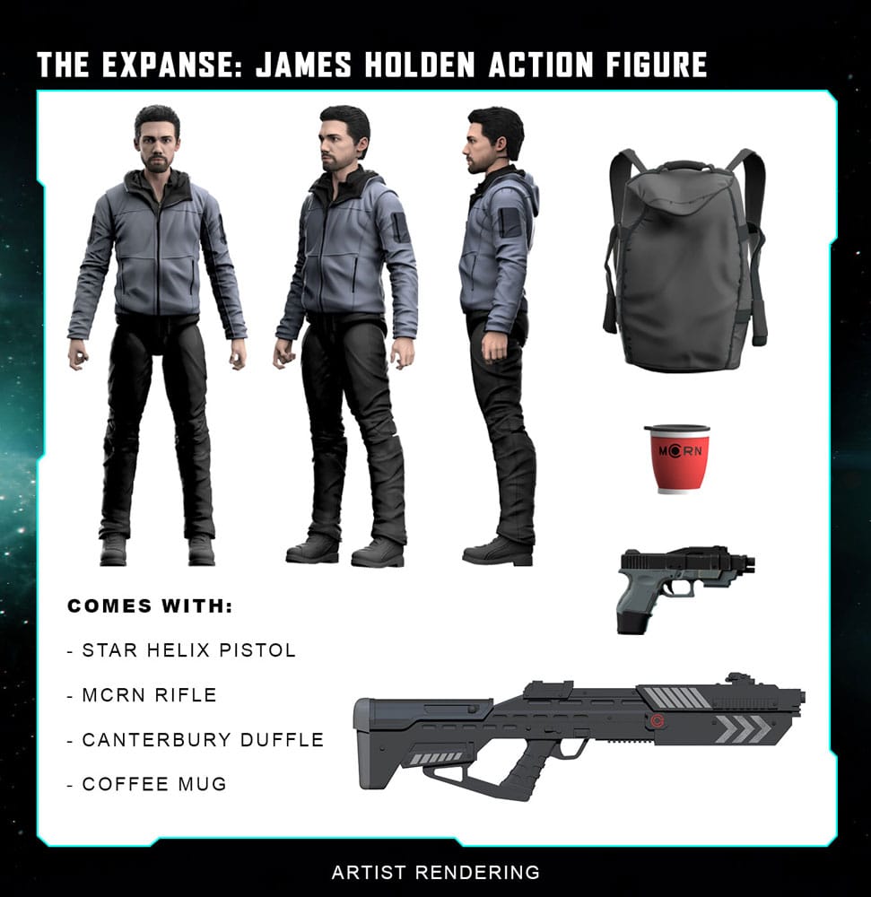 The Expanse Actionfigur James Holden 20 cm Image