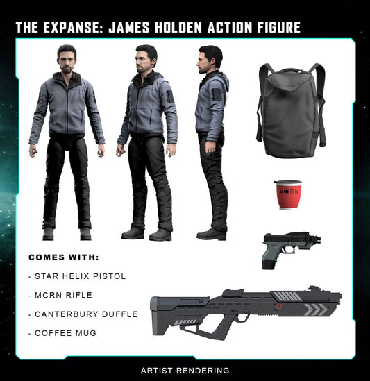 The Expanse Actionfigur James Holden 20 cm Image