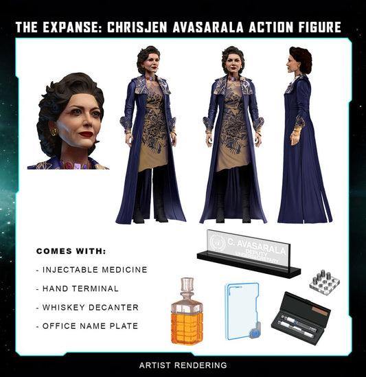 The Expanse Actionfigur Chrisjen Avasarala 20 cm Image